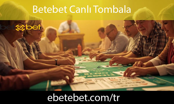 Betebet canlı tombala oyununu güvenle iletmektedir.